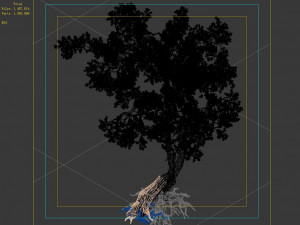 hundred forests-plants-apricot tree 05 3D Model