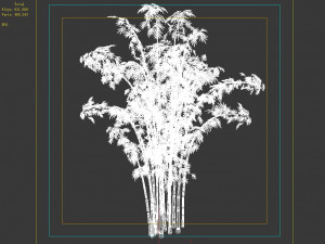 hundred forests-plants-bamboo 01 3D Model