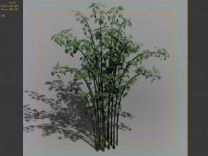 hundred forests-plants-bamboo 01 3D Model