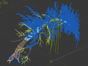 branches-different scales-large fruit-spruce 02 3D Model