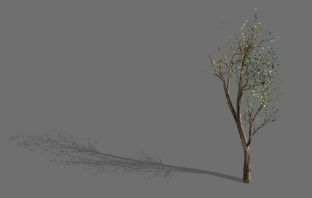 big tree-plant-wood 05 3D Model .c4d .max .obj .3ds .fbx .stl .blend