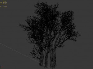 big tree-plant-wood 056 3Dモデル