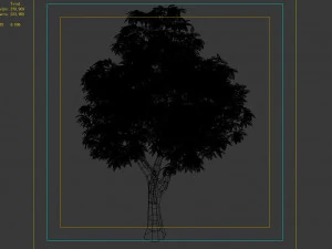 lilac garden-mango tree 03 3D Model