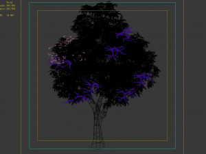 lilac garden-mango tree 05 3Dモデル