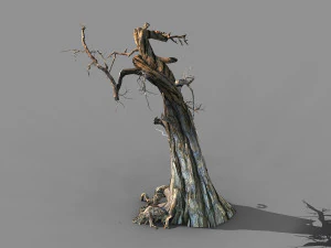 segment wood-withered-trunk 95 3D Model