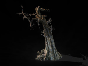segment wood-withered-trunk 95 3D Модель