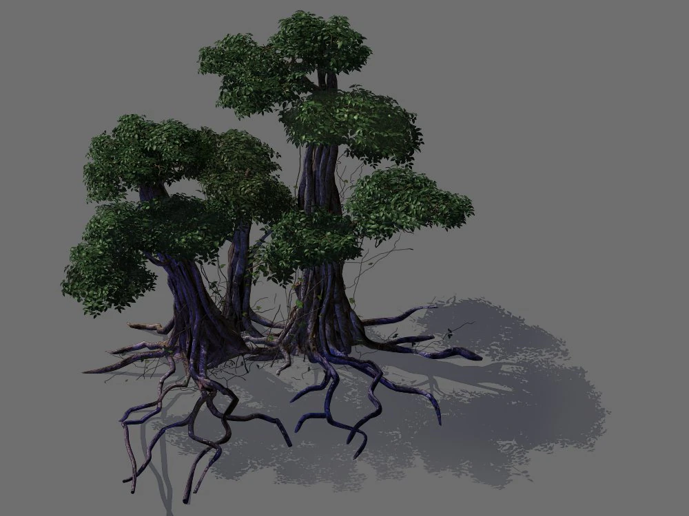 strange tree-creeper-vines 31 3D Model .c4d .max .obj .3ds .fbx .stl .blend