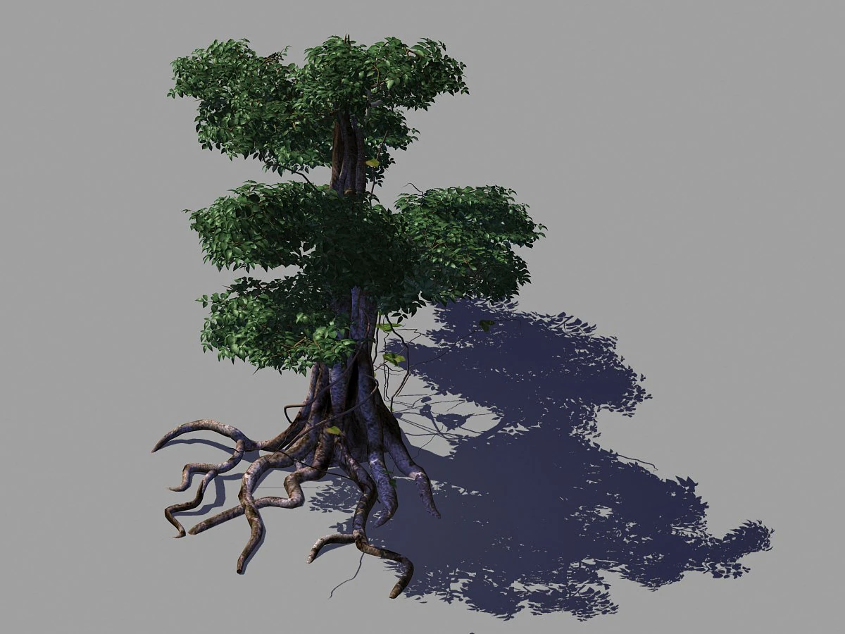 strange tree-creeper-vines 32 3D Model .c4d .max .obj .3ds .fbx .stl .blend 