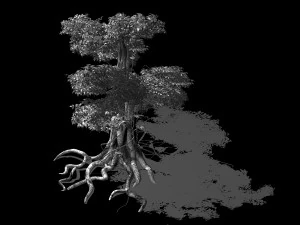 strange tree-creeper-vines 32 3D Model