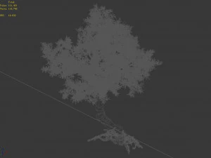 osmanthus tree-shrub-vine-grass-fern-alga 12 3D Model