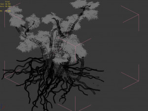 red strange tree-purple 87 Modèle 3D