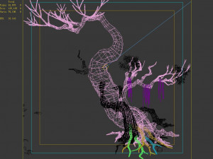 hongri taoist temple-tree 3D मॉडल