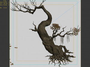 hongri taoist temple-tree 3D मॉडल
