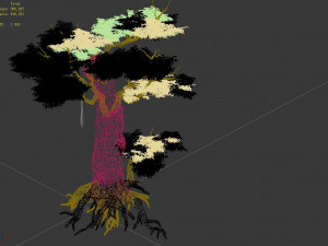populus euphratica-poplar-special tree 15 3D Model