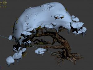 populus euphratica-poplar-special tree 23 3D Modell
