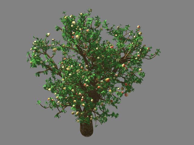 outdoor-nature-travel-peach blossom 15 3D Model .c4d .max .obj .3ds .fbx .stl .blend 