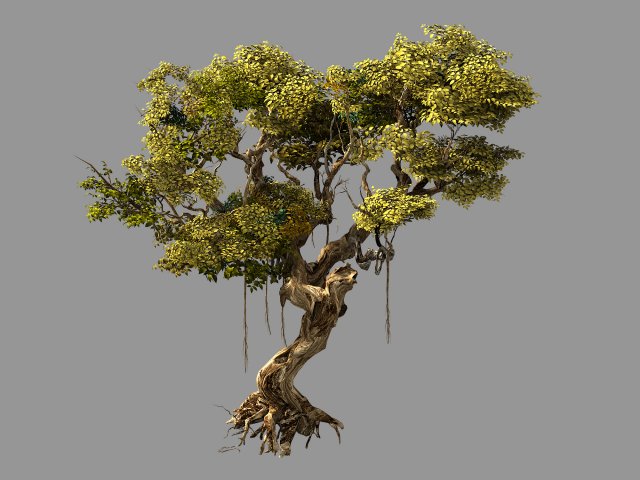huaguoshan-tree 01 Modèle 3D .c4d .max .obj .3ds .fbx .stl .blend 