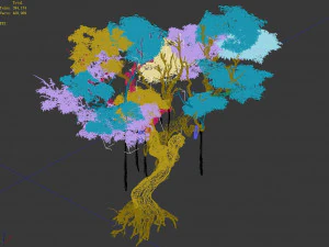 huaguoshan-tree 01 3D Model
