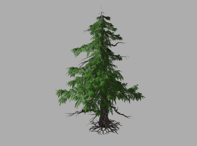 landscape-season-pine tree 02 Model 3D .c4d .max .obj .3ds .fbx .stl .blend 