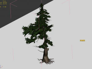 landscape-season-pine tree 03 3D Model