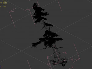 landscape-season-pine tree 05 3D Model