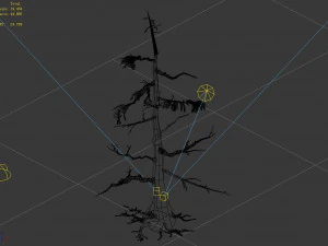 landscape-season-pine tree 08 3D Model