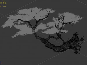 landscape-season-pine tree 09 3D Model