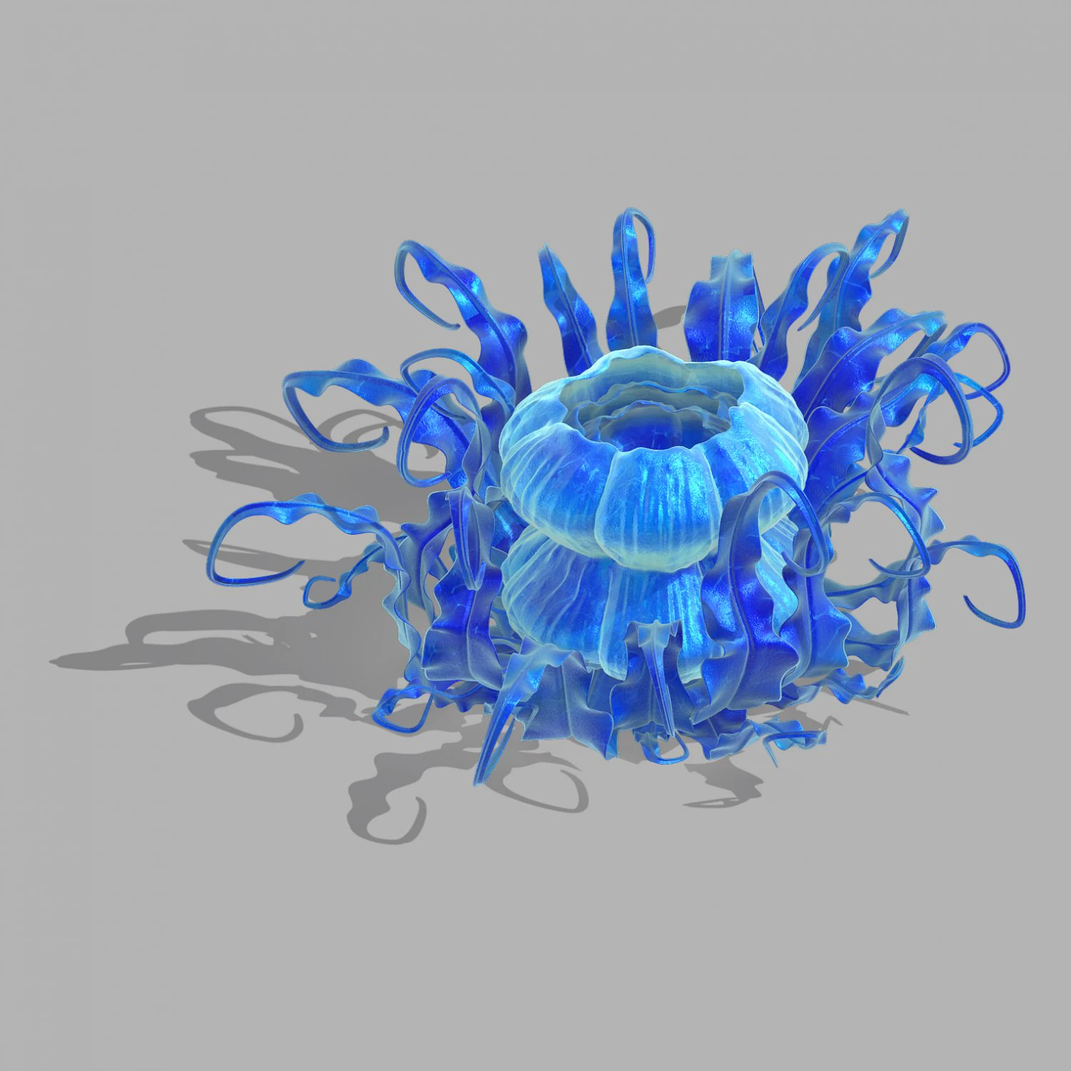 jiuyou waters-sea flower 01 3D Model .c4d .max .obj .3ds .fbx .stl .blend 