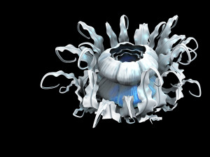 jiuyou waters-sea flower 01 3Dモデル