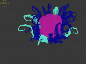 jiuyou waters-sea flower 01 3Dモデル