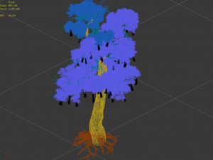 temple of confucius-cypress-wishing tree 14 3D Model