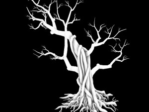Temple of confucius-dead tree 12 3D Model