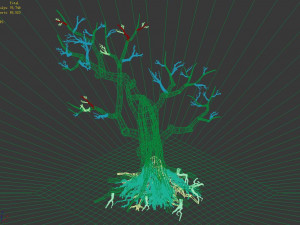 Temple of confucius-dead tree 12 3D Model