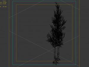 temple of confucius-dead tree 14 3D Model