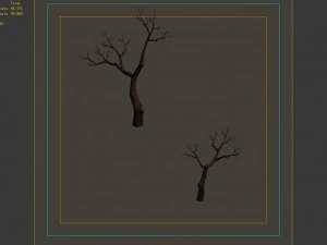 temple of confucius-dead tree 15 3D Model