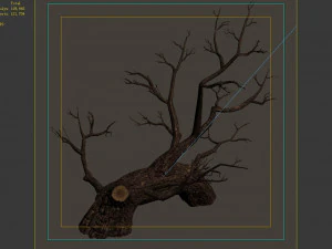 temple of confucius-dead tree 17 3D Model
