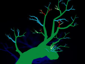temple of confucius-dead tree 17 3D Model