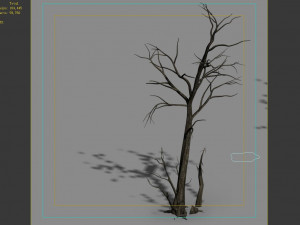 roadside-dead tree 01 3D-Modell