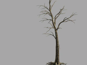 Stra&szlig;enrand-toter Baum 02 3D Modell