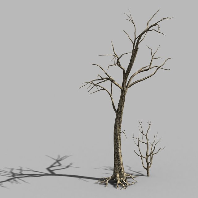 roadside-dead tree 03 3Dモデル .c4d .max .obj .3ds .fbx .stl .blend 