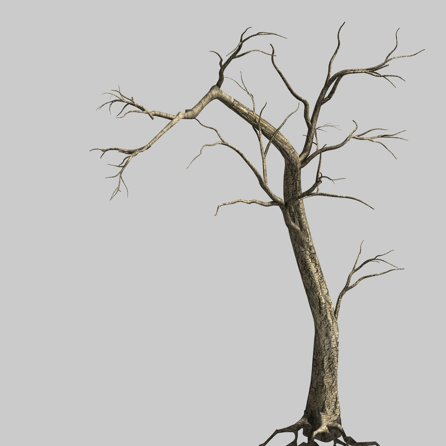 roadside-dead tree 04 3D Model .c4d .max .obj .3ds .fbx .stl .blend 