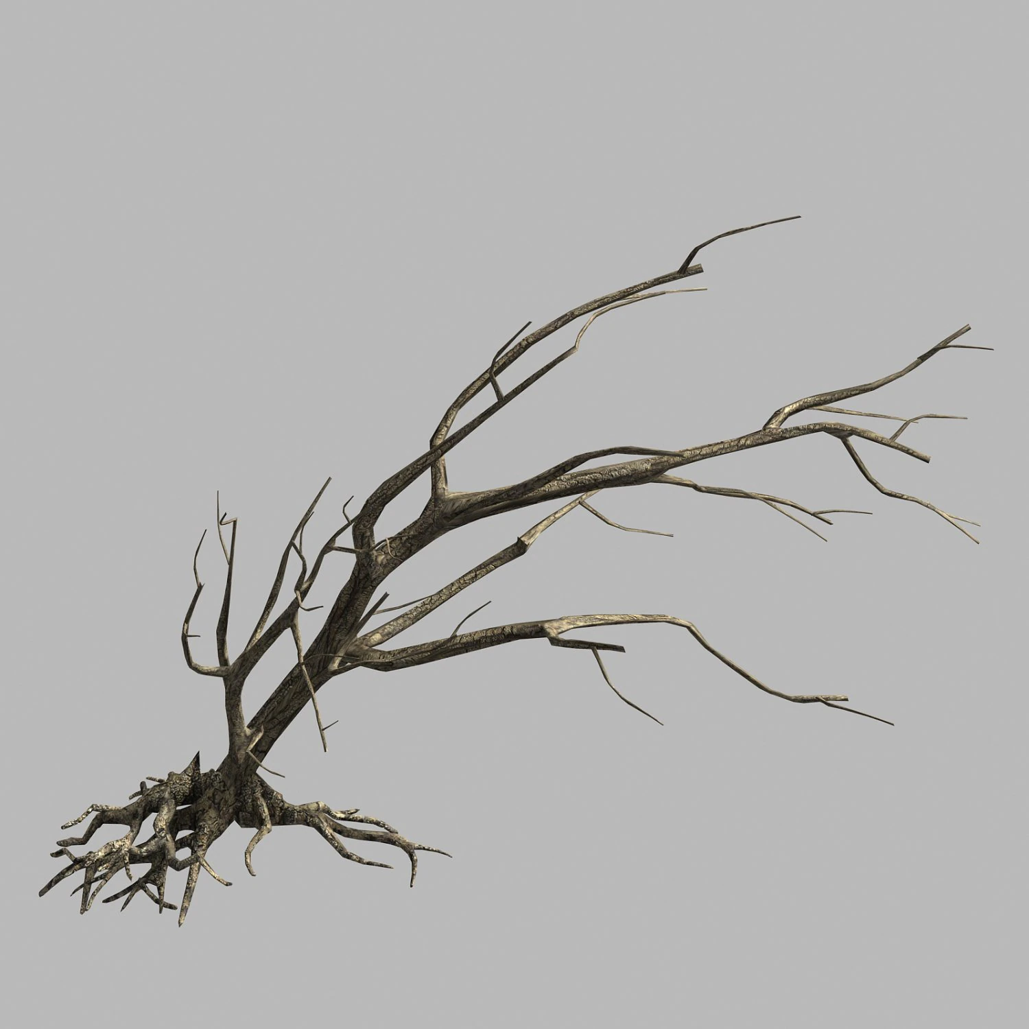 roadside-dead tree 06 3D Model .c4d .max .obj .3ds .fbx .stl .blend 
