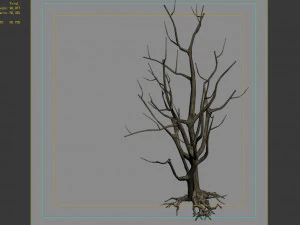 roadside-dead tree 08 3D Model
