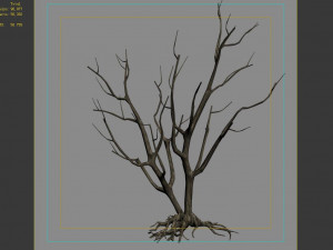 roadside-dead tree 09 3D 模型