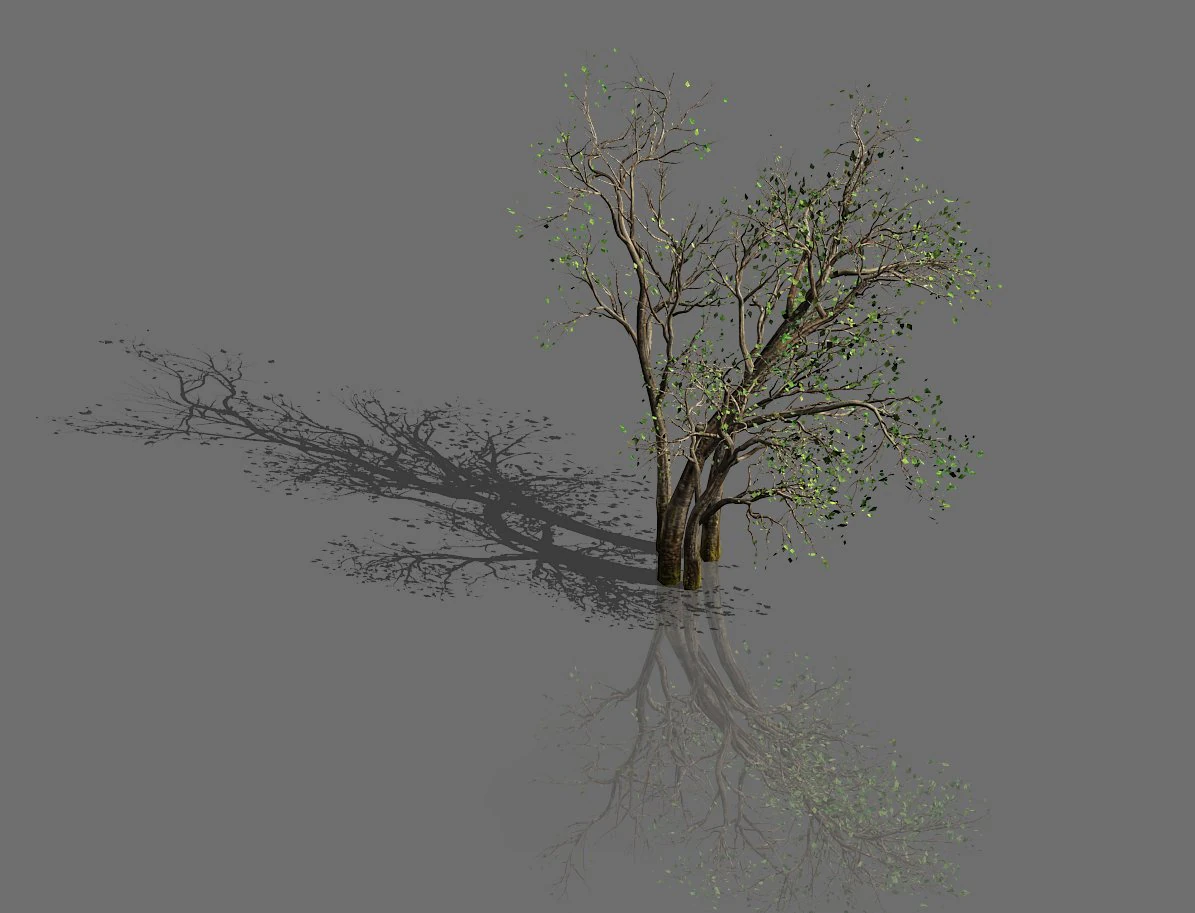green plants-landscape-small tree 53 3D Model .c4d .max .obj .3ds .fbx .stl .blend