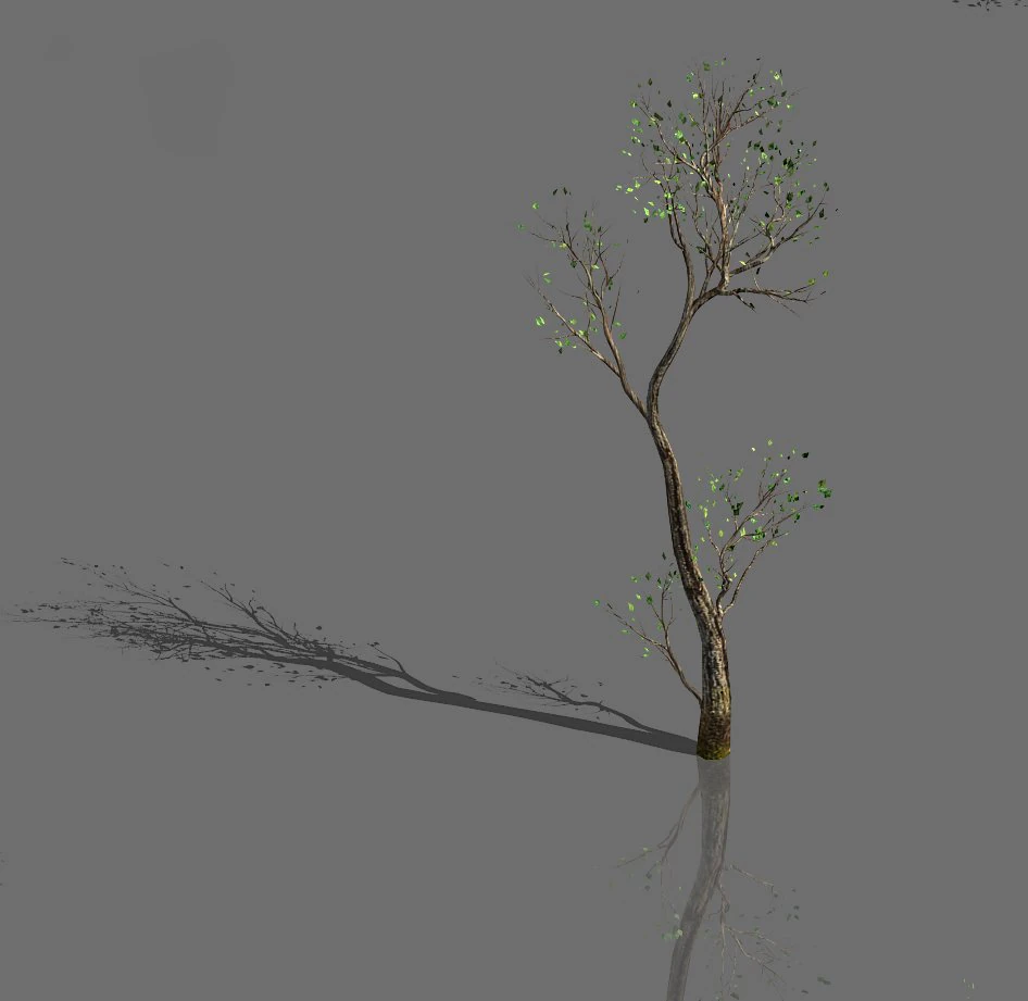 green plants-landscape-small tree 54 3D Model .c4d .max .obj .3ds .fbx .stl .blend