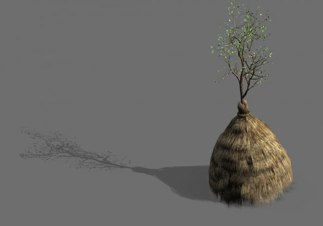 green plants-landscape-small tree 55 3Dモデル .c4d .max .obj .3ds .fbx .stl .blend