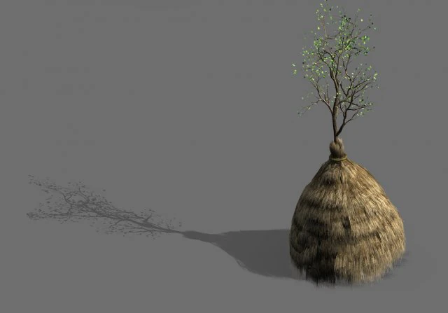 plantas verdes-paisagem-pequena &aacute;rvore 55 Modelo 3D .c4d .max .obj .3ds .fbx .stl .blend 