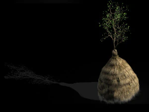 plantas verdes-paisagem-pequena &aacute;rvore 55 Modelo 3D