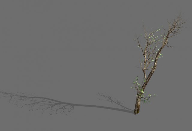 green plants-landscape-small tree 61 3D Модель .c4d .max .obj .3ds .fbx .stl .blend 